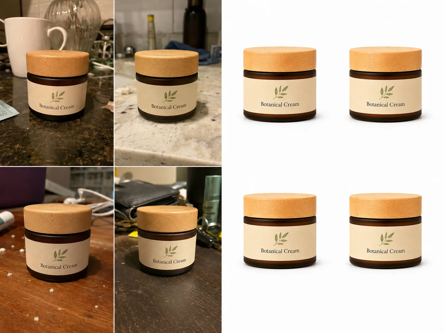 Catalog refresh — Updating many supplier or phone-shot images into one cleaner style.